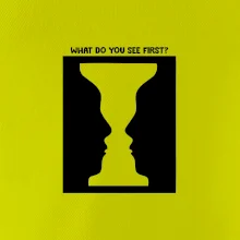 What do you see first? Pohár - Tváre