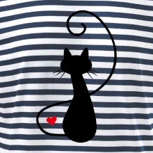 Zamilovaná mačka spredu