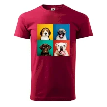 Psi šteňatá koláž