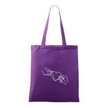 Dve ruky a srdce jedným ťahom