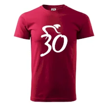 Cyklista oslavuje tridsiatku (30)