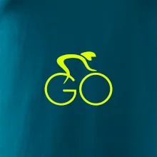 GO - Fluo cyklista malý