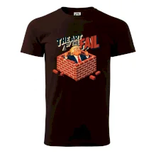 Donald Trump zazděný ve vlastní zdi