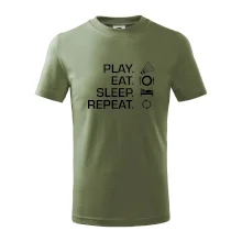 Play Eat Sleep Repeat badminton