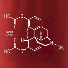 Molekulárna štruktúra Heroín