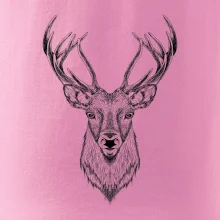 Jeleň kresba