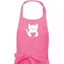 Mačka drží srdce Mačka drží srdce