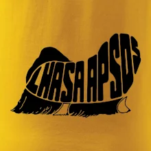 Lhasa Apso nápis v tele Lhasa Apso nápis v tele