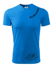 Running nápis šikmo