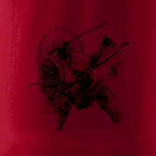 Skica ninja veverička