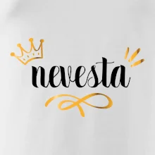 Nevesta princezná - zlatá potlač