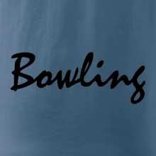 Bowling nápis písacie