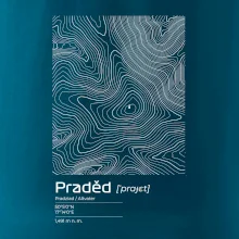 Praděd - vrstevnice v obdĺžniku