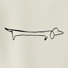 Jazvečík - kreslený