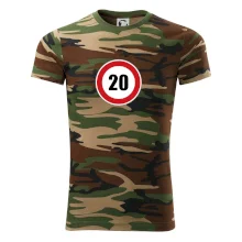 Dopravná značka - obmedzenie rýchlosti 20 Dopravná značka - obmedzenie rýchlosti 20