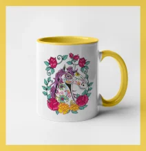 Kôň farebný s kvetinami