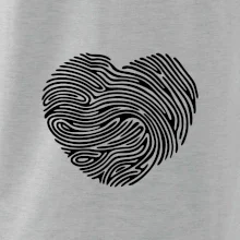 Odtlačok prsta srdce Odtlačok prsta srdce