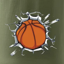 Basketbal lopta v triku