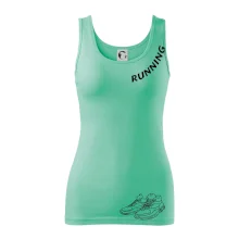 Running nápis šikmo