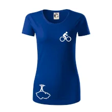 Mapa ČR + kolo na prsu Mapa ČR + kolo na prsu