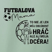 Futbalová mama - jedna dcéra (vaše meno a číslo)