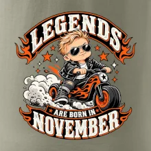 Legendy se rodí v listopadu malý motorkář na odrážedle