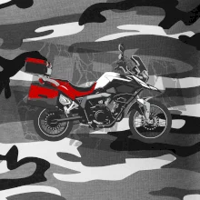 Cestovná enduro červená Cestovná enduro červená