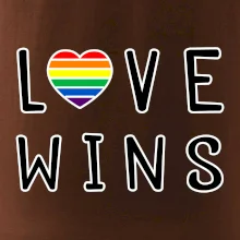 Love wins nápis