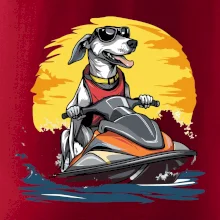 Chrt na vodnom skútri