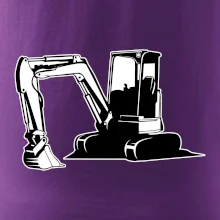 Bager bez nápisu čiernobiely