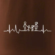 EKG rodina a dievča a chlapec