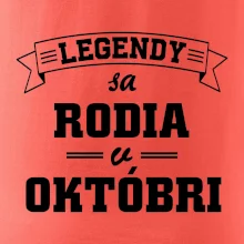 Legendy sa rodia v októbri