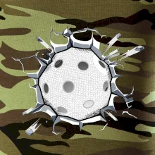 Florbal lopta v triku