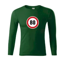 Dopravná značka - obmedzenie rýchlosti 80 Dopravná značka - obmedzenie rýchlosti 80