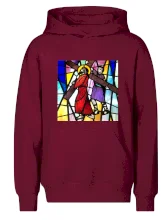 Vitráž - Ježiš a kríž