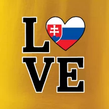 Love Slovenská vlajka Love Slovenská vlajka