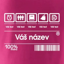 Čárový kód - Vlastní text