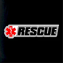 Záchranár rescue kríž červený Záchranár rescue kríž červený