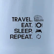 Eat sleep travel - Malý príves