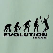 Evolúcia tenis chlapec