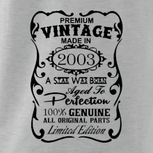 Vintage Etiketa - 2003