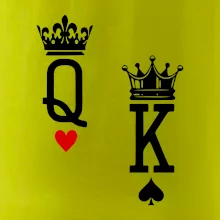 King & Queen logo na prso