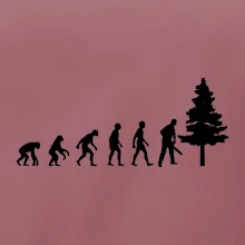 Evolúcia drevorubač - píla a strom