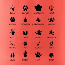 Zvieracie stopy - názvy