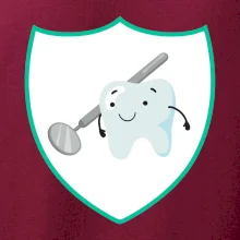 Zúbok na prsníku - zrkadlo