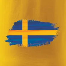 Švédska vlajka kreslená