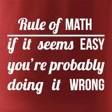 Rule of math