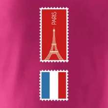 Paríž známka farebná