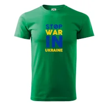 Farebný nápis Stop war in ukraine Farebný nápis Stop war in ukraine