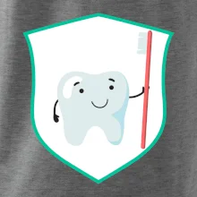 Zúbok na prsníku - zubná kefka